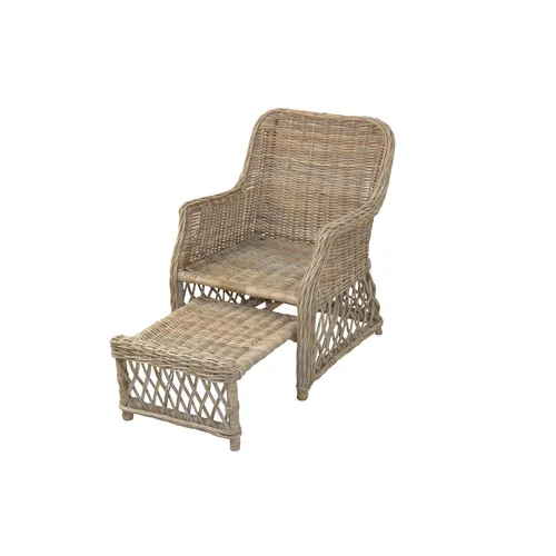 Rattanstuhl HOME AFFAIRE, grau