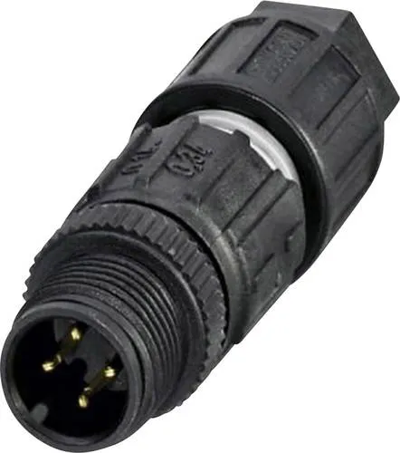 Phoenix Contact 1641714 Sensor-/Aktor-Steckverbinder, unkonfektioniert M12 Stecker, gerade Polzahl Sensoren: 4 1St.
