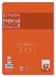 Schulheft A4 16Bl 90g Lin42 - Premium kariert mit Umrandung,