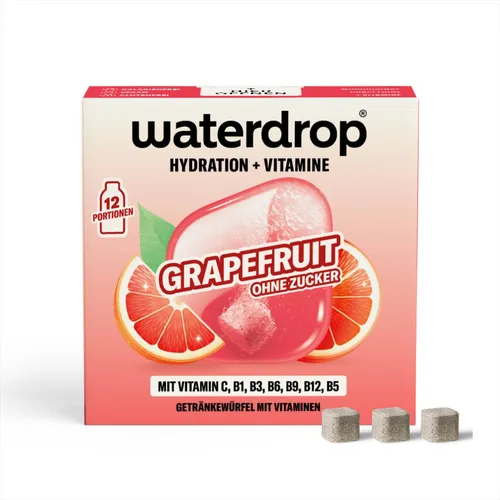 waterdrop® Microdrink Limonade: Grapefruit Getränkewürfel mit Vitaminen