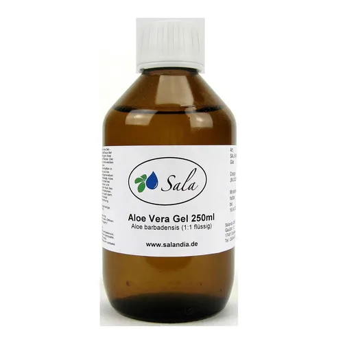 Sala Aloe Vera Gel Saft 1:1 pur flüssig 250 ml Glasflasche