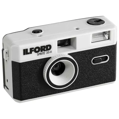 ILFORD Sprite II schwarz-grau - Analogkamera - Analoge Kamera im kompakten Design, ideal für kreative Fotografie und nostalgische Aufnahmen.