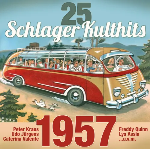 CD Kultschlager 1957 25 Schlager Kulthits von Various Artists