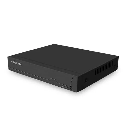 FOSCAM FN9108HE 8-Kanal 5MP POE NVR - Überwachungs-DVRs & -NVRs mit 8 Kanälen, bietet eine beeindruckende 5MP Auflösung für gestochen scharfe Videoüberwachung.