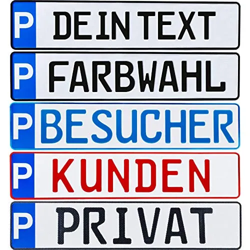 Parkplatzschild Wunschtext von LP24