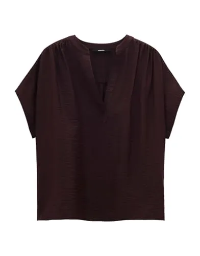 someday Damen Kurzarmbluse | Plum, S