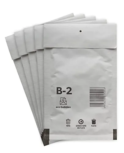 Versandtaschen Luftpolsterumschläge haftklebend Luftpolsterversandtaschen Luftpolstertaschen Gr. B/2 B2 weiß (135mm x 225 mm) Umschläge gepolstert Polsterumschlag Taschen 500