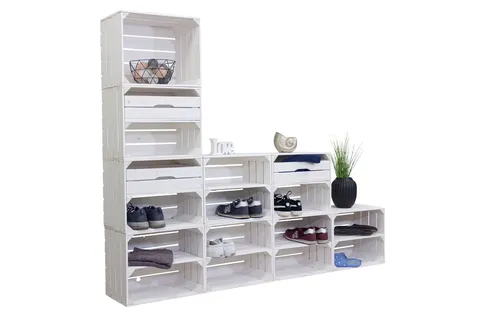 Schuhregal mit 17 Ebenen – Weißer Schuhorganizer für optimale Aufbewahrung - Kompakter Schuhschrank mit 17 Ebenen zur effizienten Schuhaufbewahrung. Ideal für jeden Raum, um Ordnung zu schaffen und Platz zu sparen.