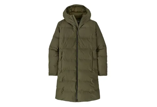 Patagonia Wns Jackson Glacier Parka - Damen Daunenjacke mit Kapuze - Hochwertiger Damen Daunenmantel mit großen Taschen, wind- und wasserabweisend. Ideal für Freizeitaktivitäten, reguliert das Körperklima und bietet hervorragende Wärmeisolierung.