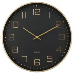 Karlsson Wanduhr Elegance Glow in gold von Karlsson