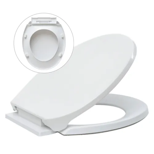 Universeller WC Sitz Toilettensitz Weiß Softclose Slow-Close Klobrille StandHeiz