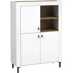 Mirjan24 Highboard in Weiß