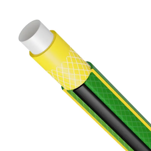 Meter Wasserschlauch 1/2 Zoll Home PLUS Grün schwarz Gartenschlauch 5m 27 BAR 5