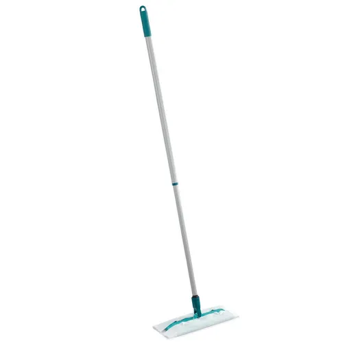 Leifheit Bodenwischer Clean and Away (56640) - Sonstige Reinigungsgeräte – Effiziente Trockenreinigung mit 360° Gelenk und ausziehbarem Teleskopstiel, perfekt für schwer erreichbare Stellen.