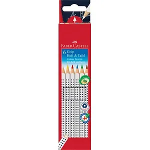 FABER-CASTELL GRIP Kreidestifte farbsortiert 6 St.
