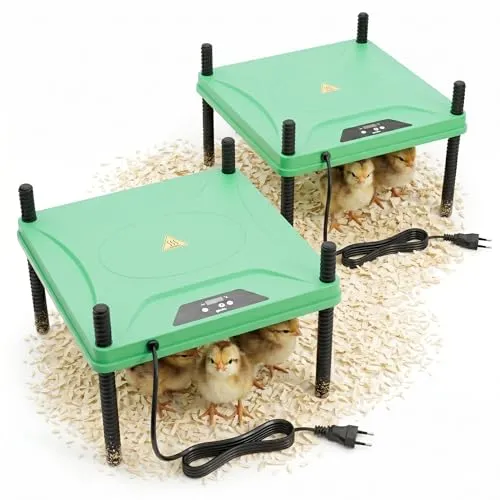greate 2x 80W Wärmeplatte Küken 30 x 30 cm