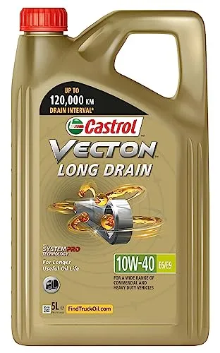 Castrol VECTON LONG DRAIN 10W-40 E6/E9 Motoröl, 5L