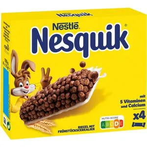 Nesquik Müsliriegel, je 25g, 4 Riegel