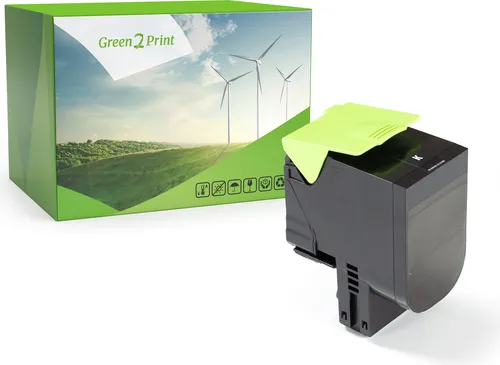 Green2Print Toner schwarz 1000 Seiten für Lexmark - Toner für Lexmark-Drucker: Hohe Zuverlässigkeit und 100% recycelte Materialien. Ideal für umweltbewusstes Drucken mit bis zu 1000 Seiten Leistung.
