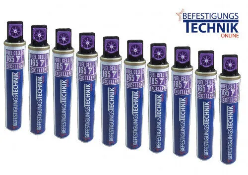 10x Gas Gaskartusche lila Ring 165mm für Tjep GRF 34/100