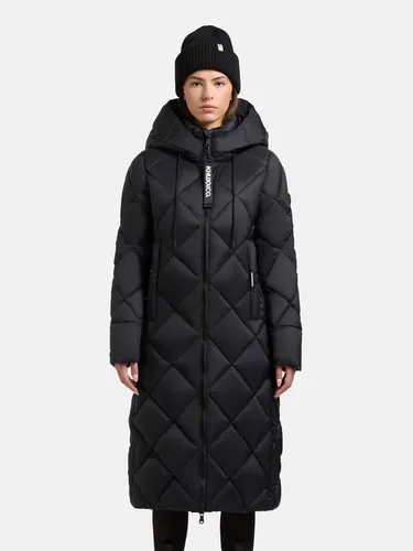 khujo Damen langer Wintermantel Cilia Black Gr. L in schwarz von khujo