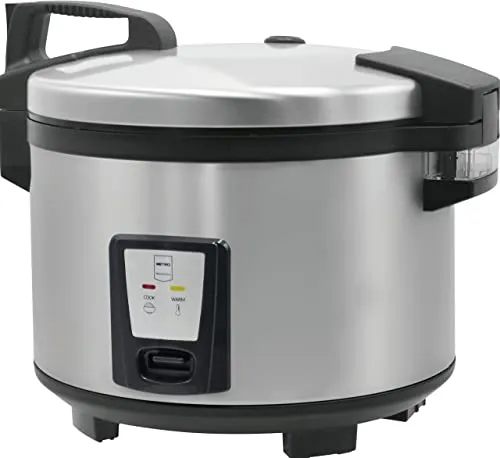 METRO Professional Elektrischer Reiskocher GRC1008, 8L - Reiskocher für Gastronomie, mit automatischer Warmhaltefunktion und 20 Portionen in 45 Minuten, ideal für effizientes Kochen.