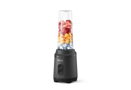 Philips Standmixer HR2760/00 mit ProBlend-Technologie - Standmixer mit 350 W und Blend & Go-Trinkbecher für frische Smoothies, ideal für einen aktiven Lebensstil. Zwei Geschwindigkeitsstufen und spülmaschinenfeste Teile für einfache Reinigung.