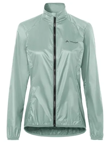 VAUDE Damen Women's Matera Air Jacket, Dusty Fern, 44 EU - Funktionsjacke für Radfahrer, leicht und kompakt mit nur 84 g, windabweisend und aus 100% recyceltem Material für nachhaltigen Komfort.