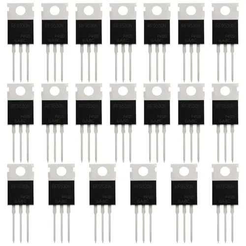 ECSiNG 20 Stück TO220AB IRF9530N Transistor 100 V 12 A 88 W für Analoge Und Digitale Schaltungen