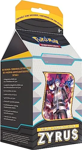 Pokémon-Sammelkartenspiel: Premium-Turnierkollektion Zyrus - Sammelkarten Packs & Sets, inklusive 1 holografischer Vollbildkarte und 7 Boosterpacks für strategisches Spiel und Sammelspaß!