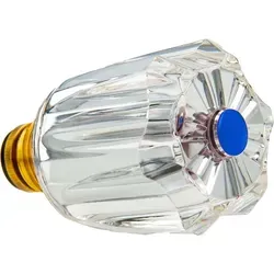 tecuro Hahnoberteil Sanitäroberteil 1/2 Zoll, mit Acrylgriff, für Armaturen - blau