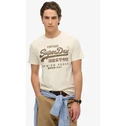 Superdry VL Workwear Relaxed Tee - Herren Rundhalsshirt - Modisches Herren Rundhalsshirt aus 100% Baumwolle im relaxed fit, mit lässigem Print und weichem Single Jersey, ideal für den Alltag.