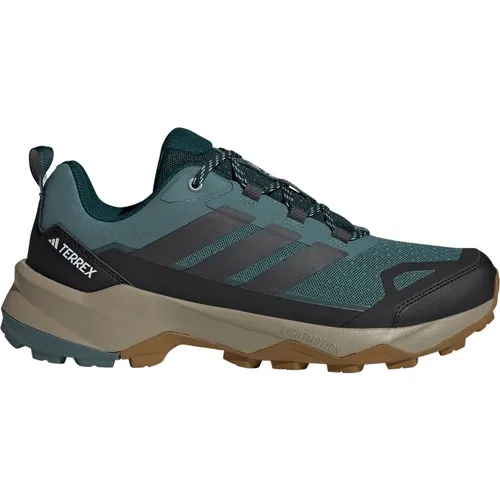 adidas Terrex Skychaser AX5 Wanderschuhe 8.5 - Teal/Carbon/Grey - Wanderschuhe für Herren mit LIGHTMOTION EVA-Zwischensohle für Leichtigkeit und hervorragende Dämpfung. Ideal für Outdoor-Abenteuer mit außergewöhnlichem Grip dank Continental Gummiaußensohle.