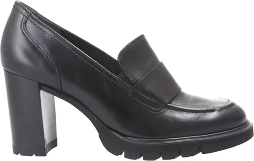 Paul Green Damen Hochfront-Pumps - Elegante Damen-Pumps in Schwarz, mit leichtem EVA-Blockabsatz (6.4 cm) für optimalen Komfort und Stil. Perfekt für festliche Anlässe oder das Büro.