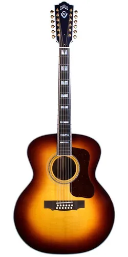GUILD F-512E 12-Saiter mit LR Baggs in Antique Sunburst
