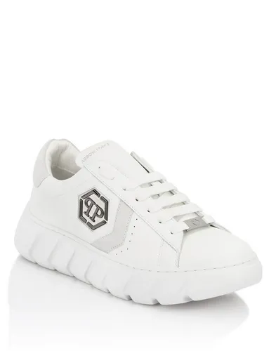Lo-Top Turnschuhe Hexagon von PHILIPP PLEIN - Elegante Lo-Top-Sneakers mit gepolsterter Innensohle für ganztägigen Komfort. Ideal für stilvolle Outfits, kombinieren sie Leistung und modisches Design.