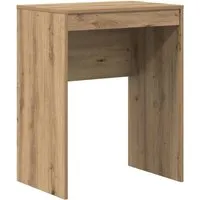 vidaXL Schreibtisch Eiche handwerklich 60 x 40 cm - Kinderschreibtisch mit modernem, schlankem Design und robustem Holzwerkstoff. Ideal für kreative Köpfe und Studenten - bietet einen stilvollen Arbeitsplatz, der in kleine Räume passt.
