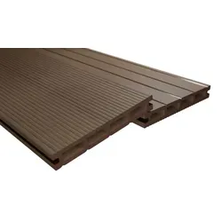 Endorphin® WPC Terrassendielen Komplettset 2-50m² Braun - Terrassen- & Balkonfliesen mit wetterfesten, pflegeleichten WPC Dielen. Inklusive Unterkonstruktion und Clips für eine einfache Montage – ideal für entspannte Tage im Freien.
