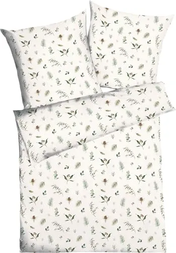 Kaeppel Bettwäsche Winter Greens Feinbiber 135 x 200 cm von Kaeppel