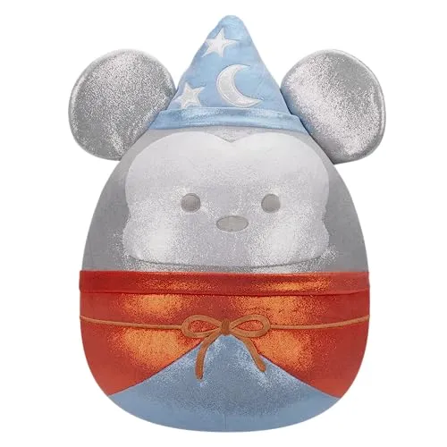 Squishmallows SQDI00220 - Micky der Zauberlehrling 35 cm - Stofftiere & Teddybären, offizieller Disney Plüsch aus Fantasia, superweich und ideal zum Sammeln und Kuscheln.