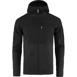 Fjällräven Herren Hoodie Abisko Trail Fleece - Schwarz, Größe L - Bequemer Hoodie mit Kapuze und mehreren praktischen Taschen, ideal für Outdoor-Aktivitäten und den täglichen Gebrauch.