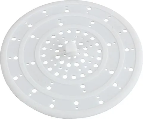 Wenko Abfluss-Sieb Silikon, weiß