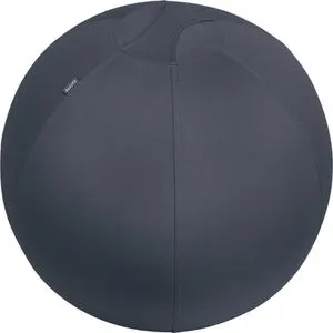 LEITZ Ergo Cosy Sitzball grau 65,0 cm - Aktive Sitzgelegenheit für Büro und Homeoffice, leicht transportierbar und individuell anpassbar
