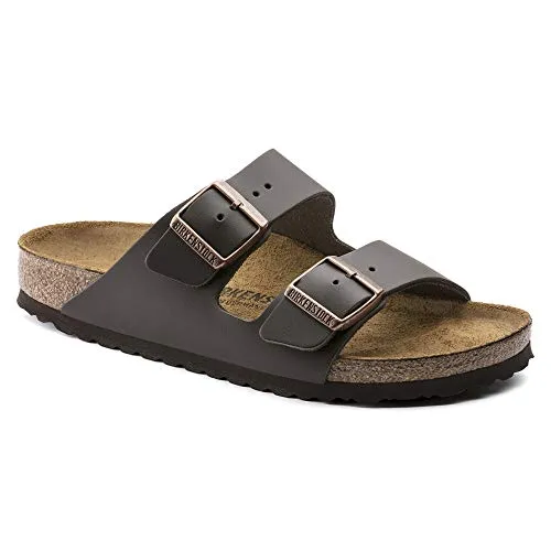 Birkenstock Arizona Etroite - 41 EU - Bequeme Sandalen in EU-Größe 41 mit hochwertigem Leder-Obermaterial und Wildleder-Innensohle, ideal für den Sommer.