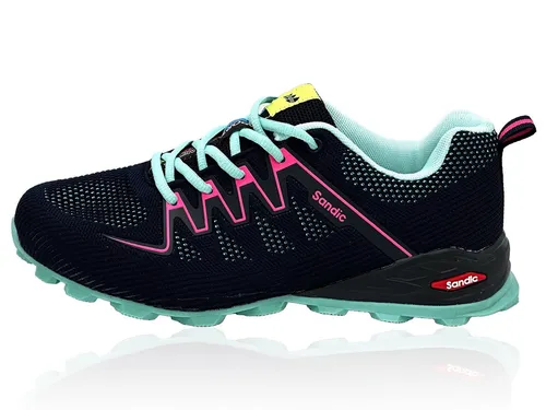 Nowaland Damen Herren Wanderschuhe – Bequeme Trail Running Trekkingschuhe - Wanderschuhe mit atmungsaktiven Mesh-Einsätzen für optimalen Komfort und Kühlung. Ideal für lange Abenteuer, mit robuster Gummisohle für besten Halt und individuell anpassbaren Einlegesohlen.