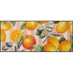 wash+dry by Kleen-Tex Läufer Tasty Delight - Bunte Fußmatte im rechteckigen Design, rutschhemmend und ideal für den Eingangsbereich oder die Küche.