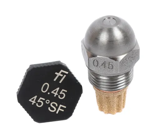Fluidics Ölbrennerdüse Vollkegel 0,45/45°SF