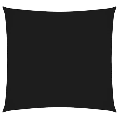 vidaXL Wasserfestes Sonnensegel 7x7m Schwarz in schwarz von vidaXL