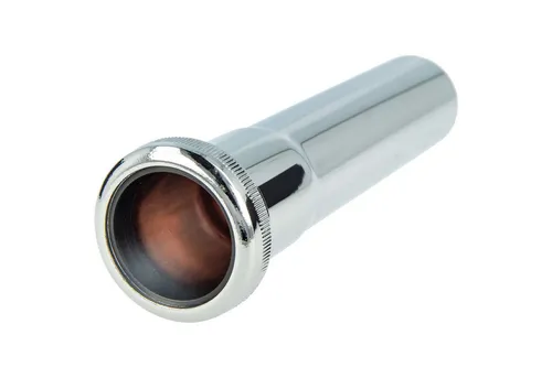 tecuro Siphon Tauchrohr Wandrohr Verlängerung 150 mm mit Rändelmutter