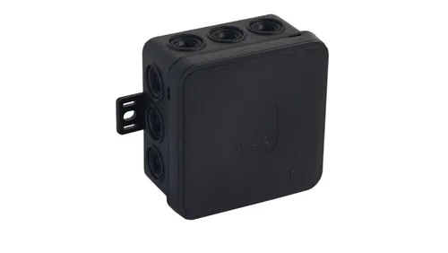 V5 Puszka natynkowa 75x75x41 IP54 czarna